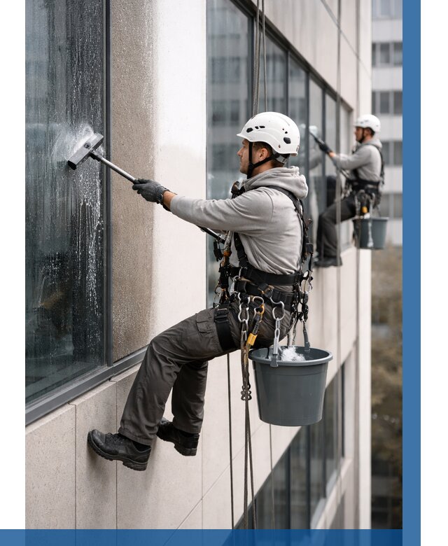 Мойка фасадов зданий в Дмитрах под ключ от 375 р. | ВЫСОТНИК-Дмв