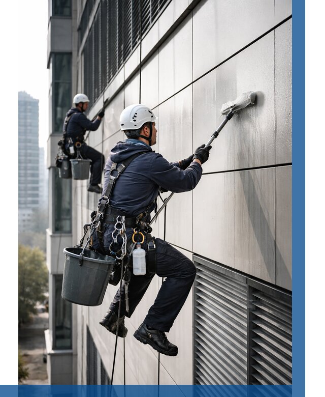 Мойка вентилируемого фасада в Дмитрах от 268 р. | ВЫСОТНИК-Дмв