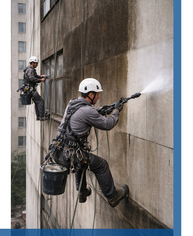 Очистка фасада от копоти в Дмитрах от 268 р. | ВЫСОТНИК-Дмв