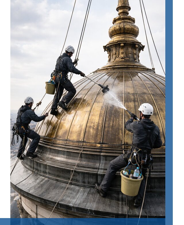 Мойка куполов и шпилей в Дмитрах от 8576 р. - заказать | ВЫСОТНИК-Дмв