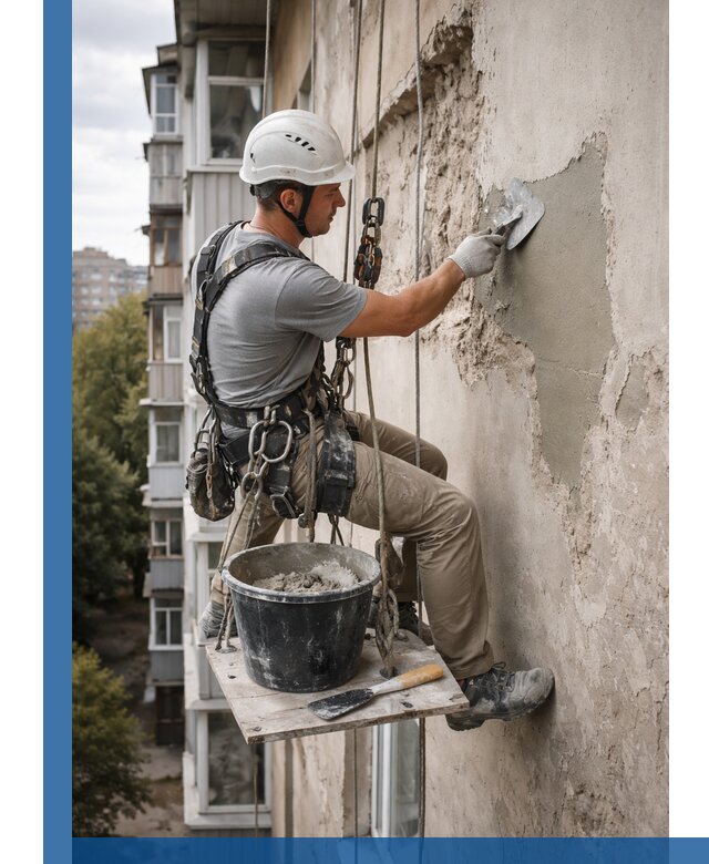 Восстановление фасадной штукатурки в Дмитрах с гарантией качества
