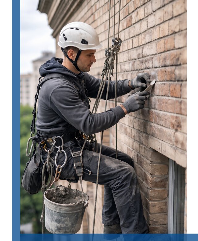 Качественный ремонт кирпичной кладки фасада в Дмитрах с гарантией