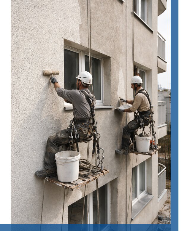 Нанесение короеда на фасад в Дмитрах от 482 р. | ВЫСОТНИК-Дмв