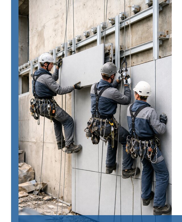 Монтаж вентилируемого фасада в Дмитрах под ключ с гарантией качества