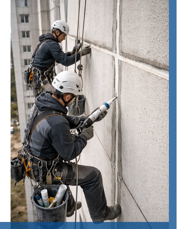 Герметизация межпанельных швов в Дмитрах от 750 р. | ВЫСОТНИК-Дмв
