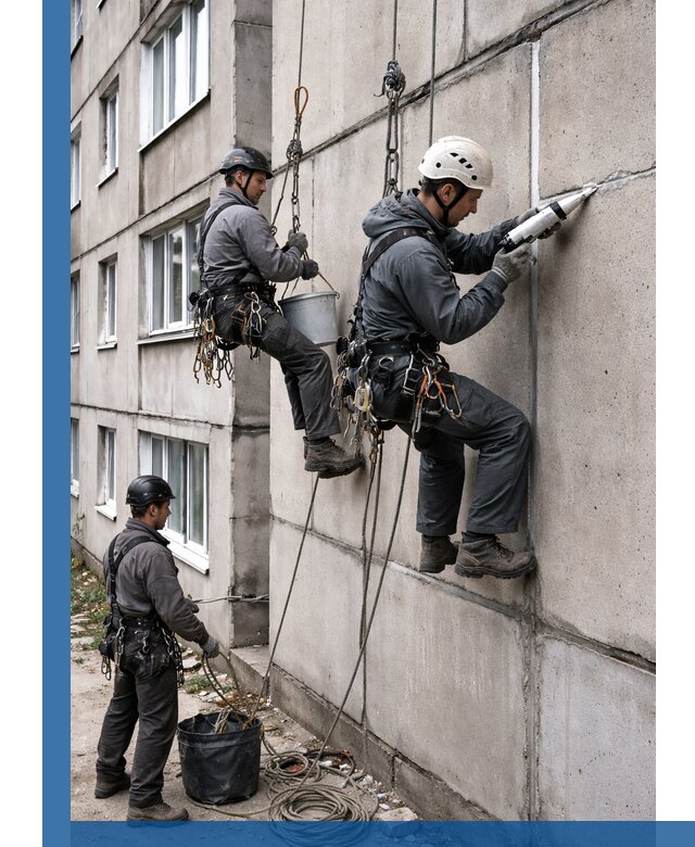 Герметизация межпанельных швов в Дмитрах с гарантией герметичности
