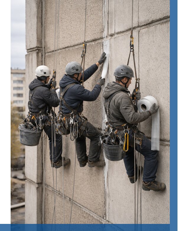 Ремонт межпанельных швов в Дмитрах от 804 р. | ВЫСОТНИК-Дмв