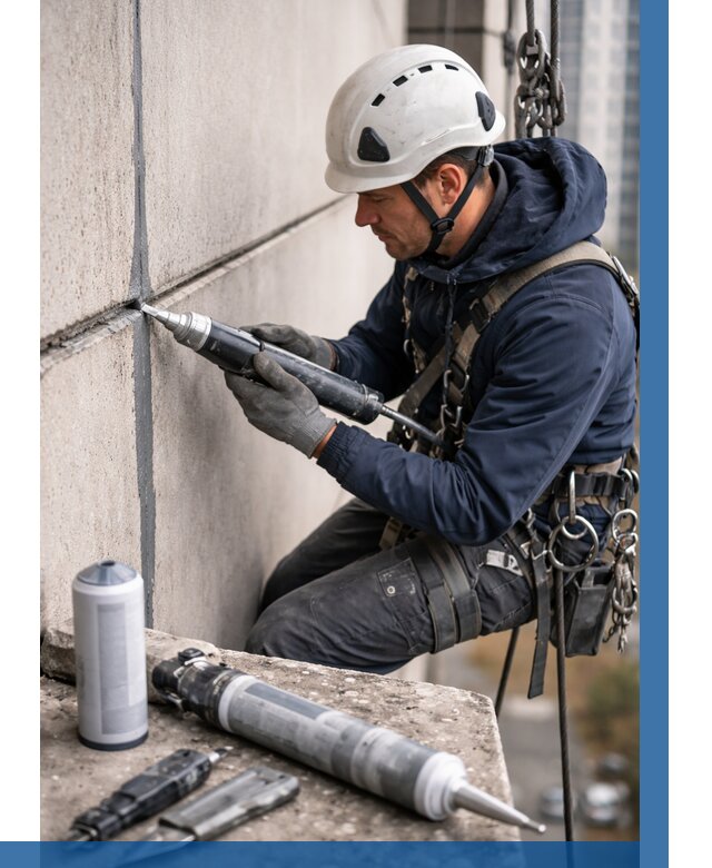 Вторичная герметизация швов в Дмитрах от 482 р. | ВЫСОТНИК-Дмв