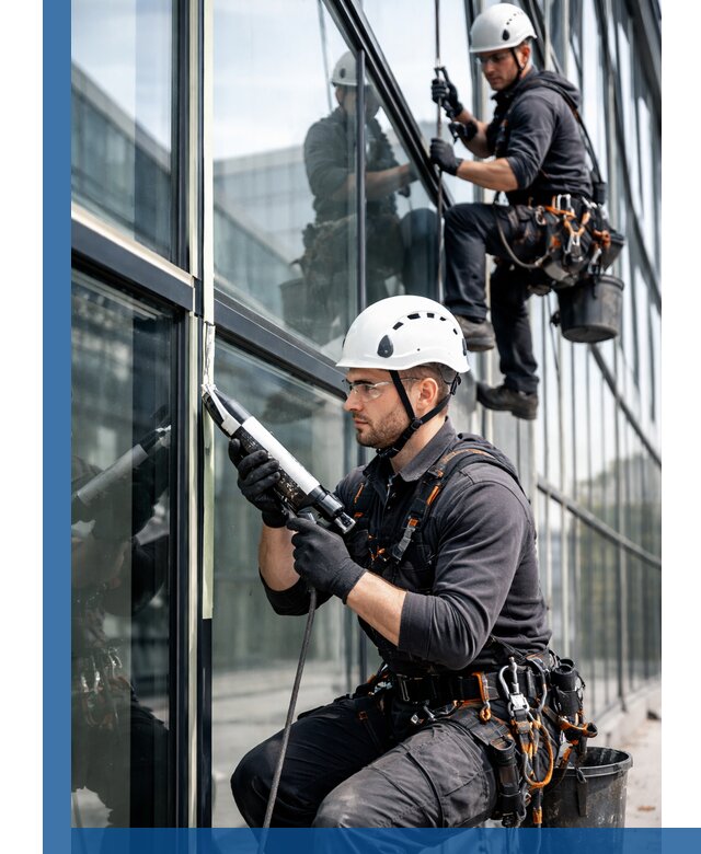 Герметизация витражных швов в Дмитрах для зданий и фасадов