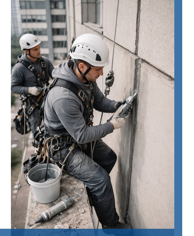 Ремонт деформационных швов здания в Дмитрах от 1072 р. | ВЫСОТНИК-Дмв