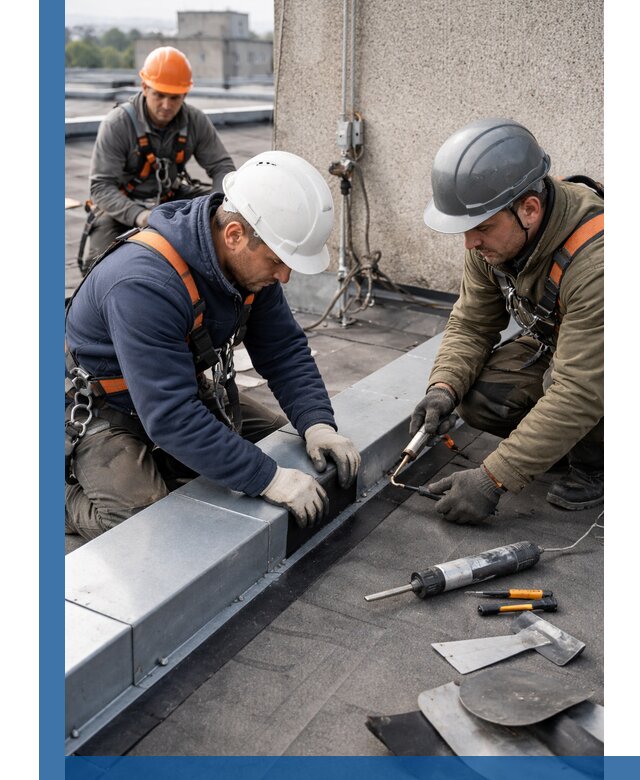 Ремонт кровельных примыканий в Дмитрах профессионально