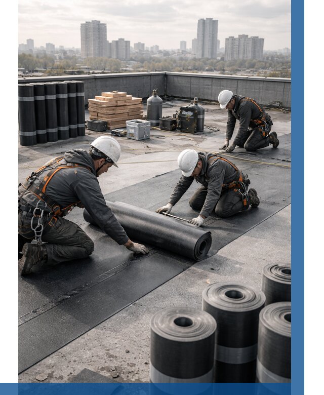 Монтаж мягкой кровли под ключ в Дмитрах от 482 р. | ВЫСОТНИК-Дмв