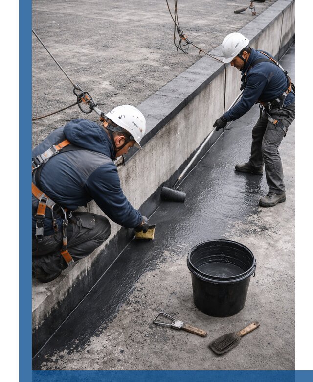 Гидроизоляция кровли жидкой резиной профессионально в Дмитрах