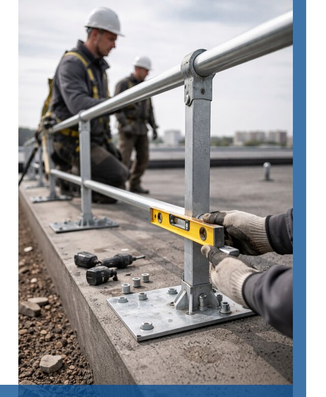 Монтаж кровельного ограждения в Дмитрах от 1286 р. | ВЫСОТНИК-Дмв