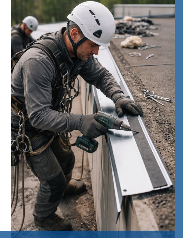 Монтаж капельника на кровле в Дмитрах от 322 р. | ВЫСОТНИК-Дмв