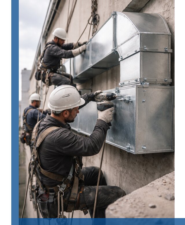 Профессиональный монтаж вентиляционных коробов в Дмитрах под ключ