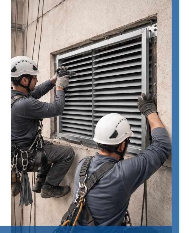 Монтаж вентиляционных решеток в Дмитрах от 4824 р. | ВЫСОТНИК-Дмв