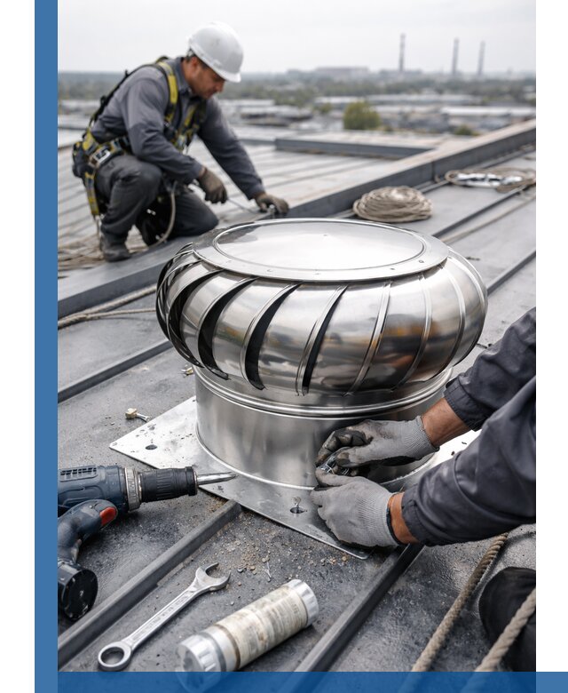 Установка дефлекторов на кровле в Дмитрах профессионально