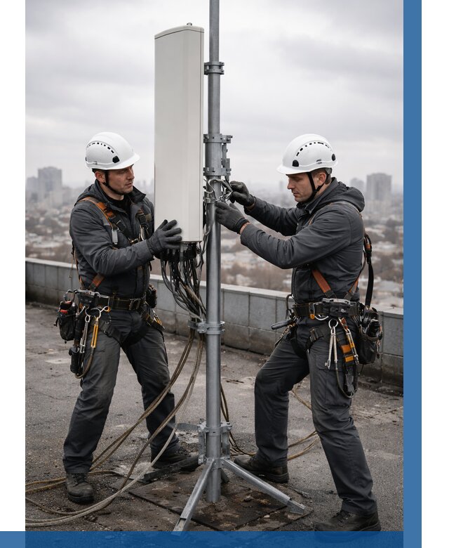 Монтаж антенн связи на крыше в Дмитрах от 9112 р. | ВЫСОТНИК-Дмв