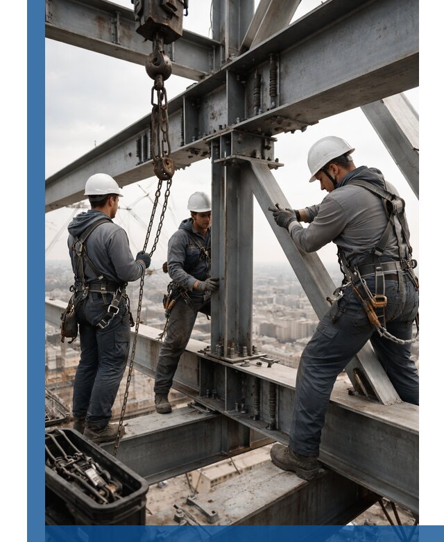 Профессиональный монтаж металлоконструкций на высоте в Дмитрах