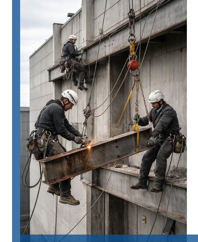 Демонтаж металлоконструкций на высоте в Дмитрах под ключ