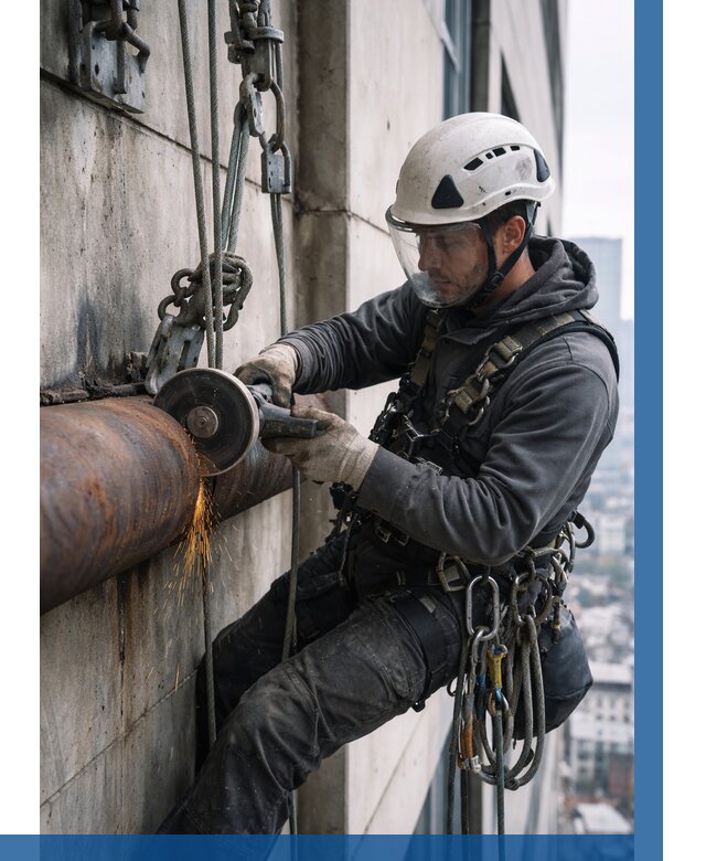 Резка металла на высоте в Дмитрах по цене от 4824 р. | ВЫСОТНИК-Дмв