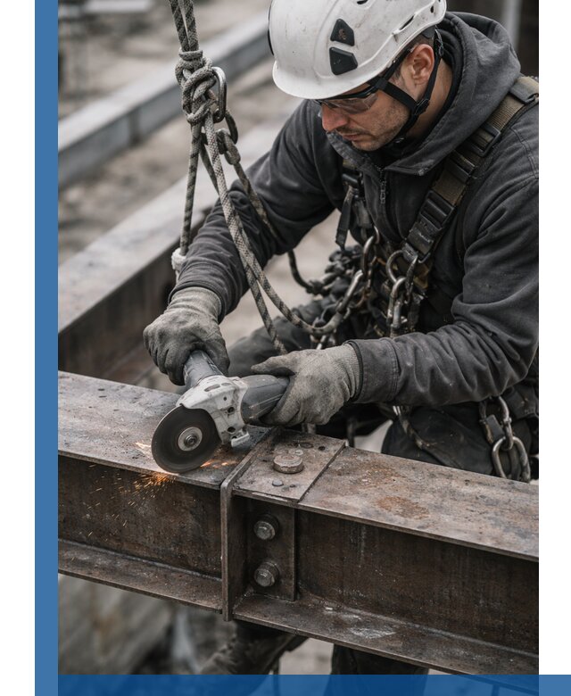 Резка металла на высоте в Дмитрах для зданий и конструкций