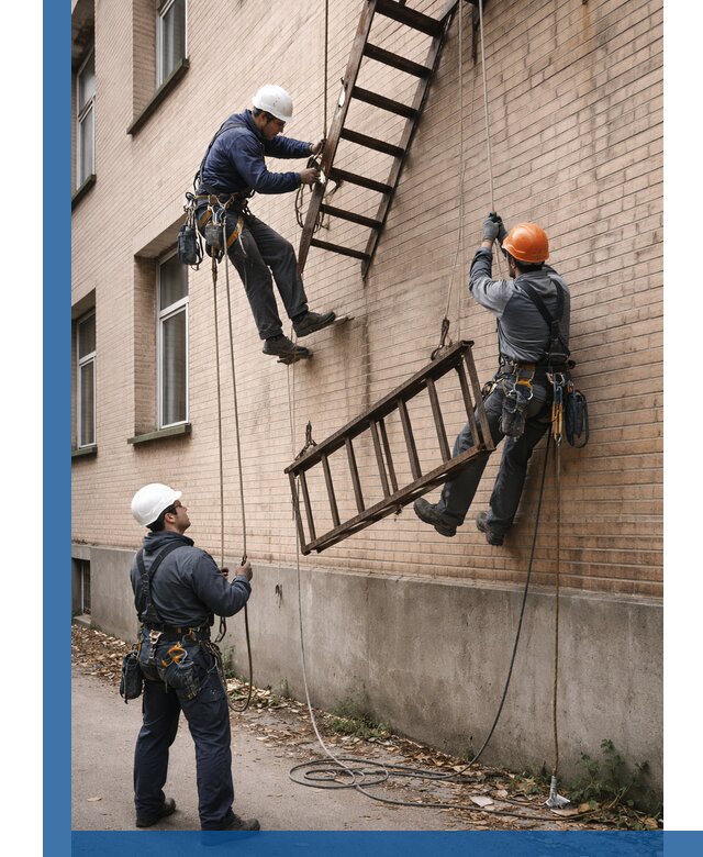 Демонтаж пожарной лестницы в Дмитрах быстро и безопасно