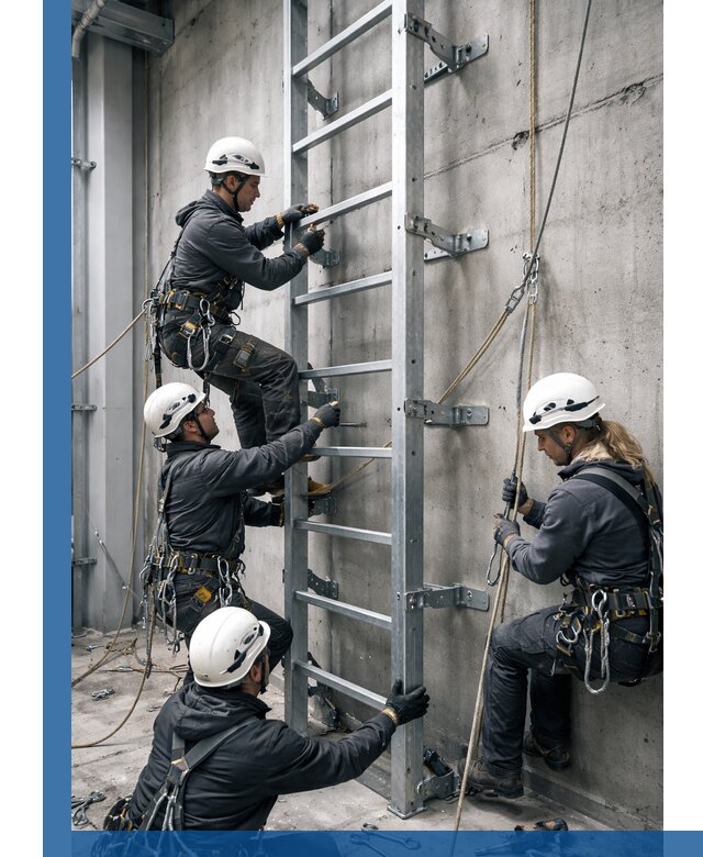 Монтаж металлических лестниц в Дмитрах под ключ со гарантией