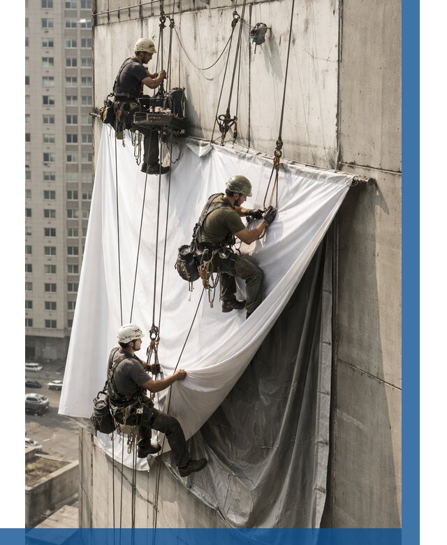 Замена баннерного полотна в Дмитрах от 6968 р. | ВЫСОТНИК-Дмв—заказать