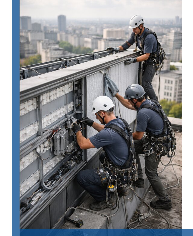 Профессиональное обслуживание крышной рекламы в Дмитрах под ключ