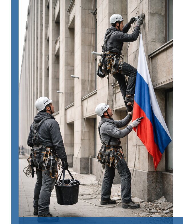 Профессиональная установка флагов на фасаде в Дмитрах