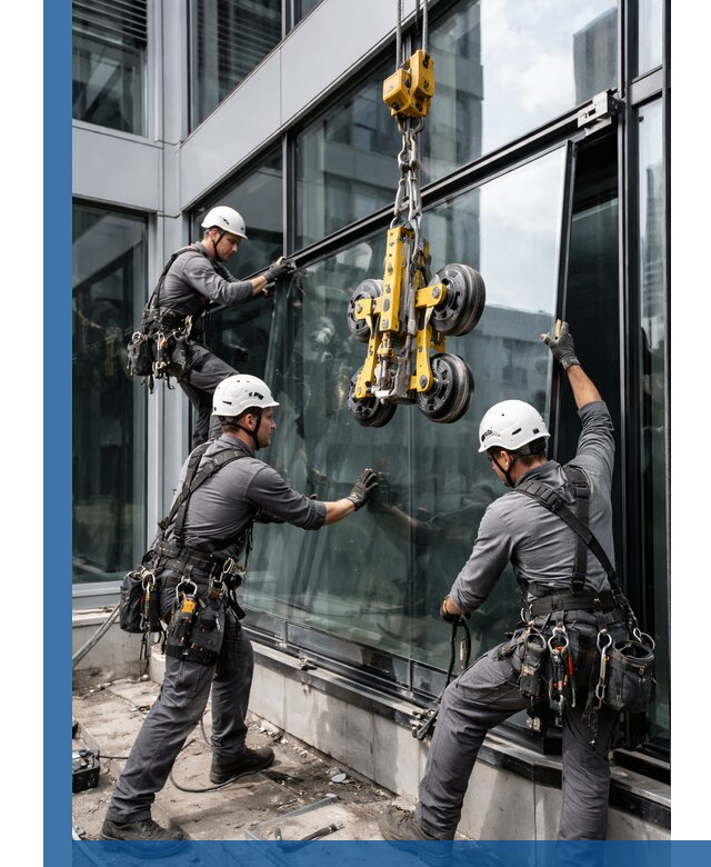 Структурное остекление фасадов в Дмитрах монтаж и обслуживание