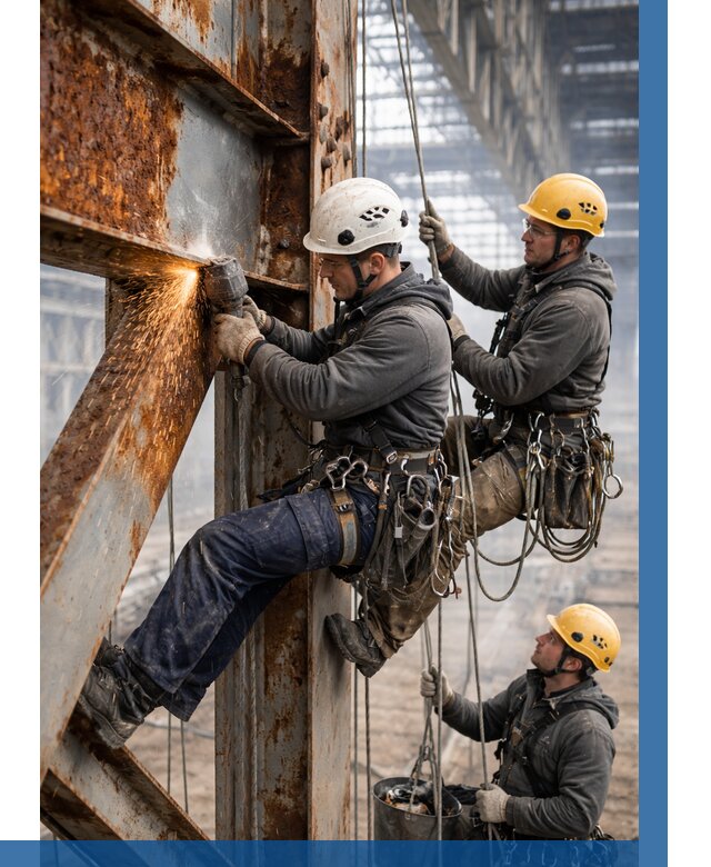 Зачистка металла от ржавчины в Дмитрах от 375 р. | ВЫСОТНИК-Дмв