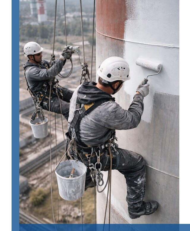 Покраска дымовых труб в Дмитрах: антикоррозийная защита и восстановление