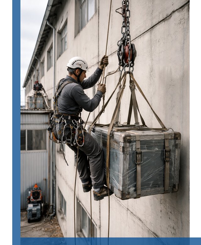 Подъем грузов на высоту в Дмитрах для промышленных объектов