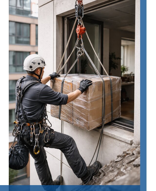 Подъем груза через окно в Дмитрах от 4824 р. | ВЫСОТНИК-Дмв