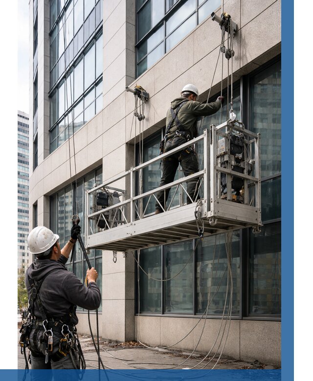 Монтаж и подъем фасадной люльки в Дмитрах от 12864 р. | ВЫСОТНИК-Дмв