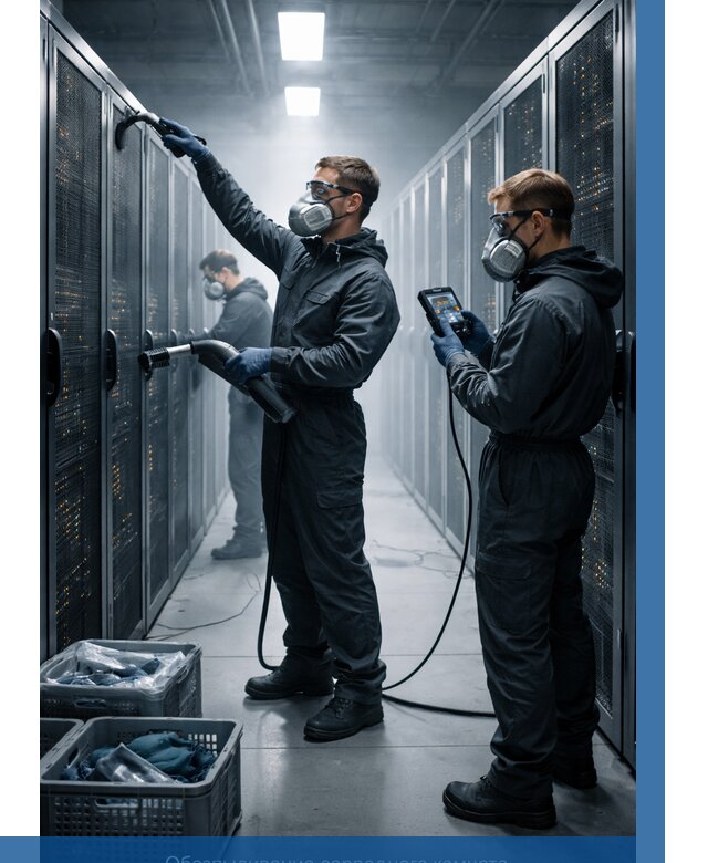 Обеспыливание серверной комнаты в Дмитрах от 4824 р. | ВЫСОТНИК-Дмв