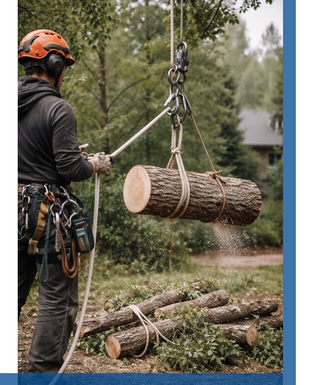 Валка деревьев частями в Дмитрах от 8040 р. | ВЫСОТНИК-Дмв