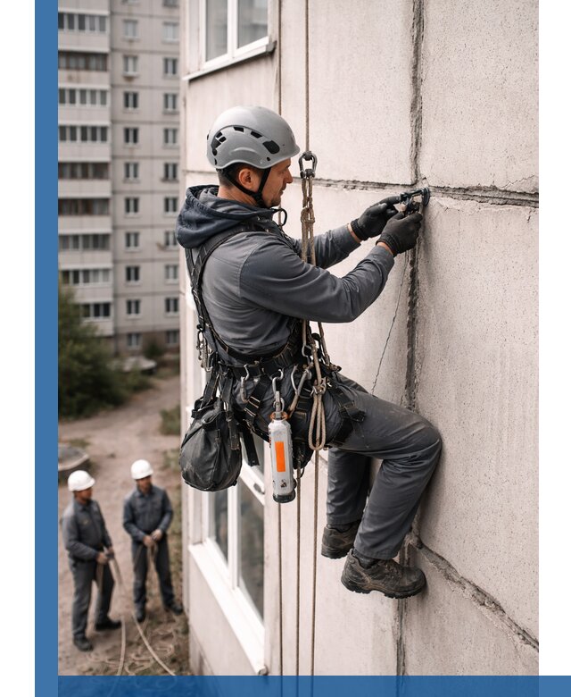 Обследование межпанельных швов и герметизация в Дмитрах